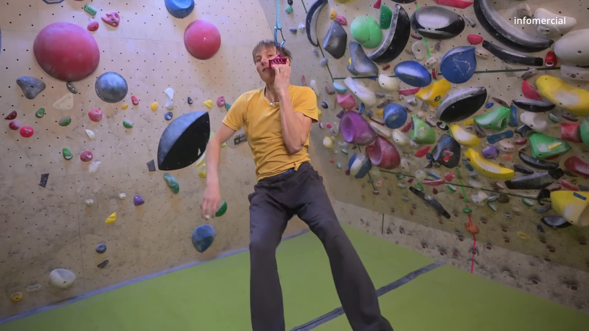 Load video: Alex Megos reviews the Edgemaster Pro hangboard